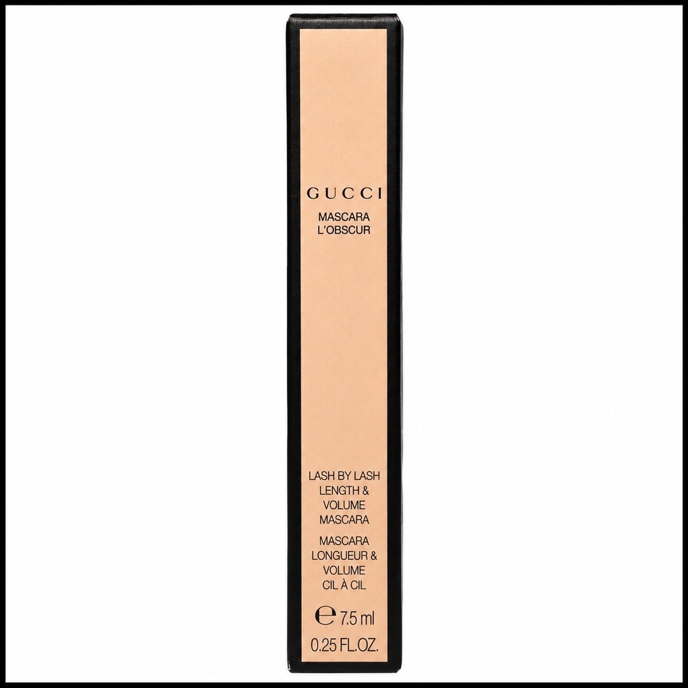 Gucci Mascara LObscur 1 Eve Black 7.5ml 0.25oz Volumizing Lengthening New in Box